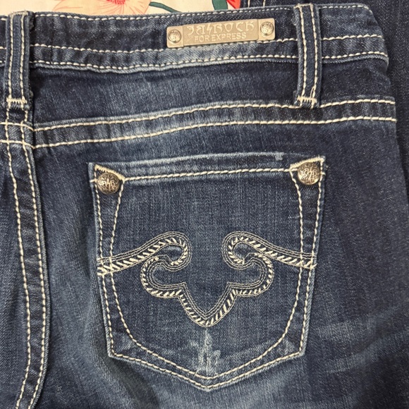 ReRock for Express Skinny Jeans long length dark blue EUC - Picture 4 of 10